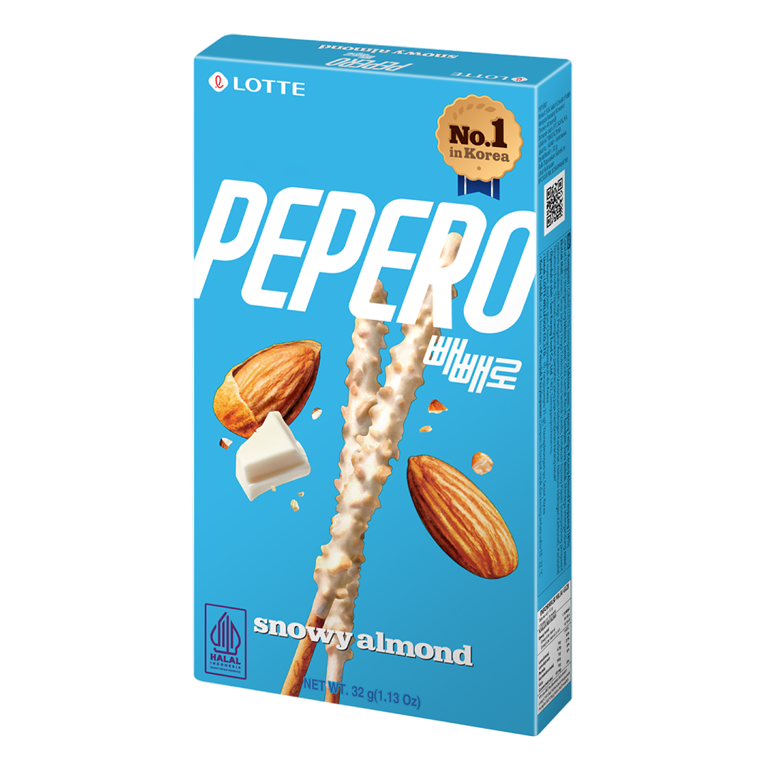 Biscuit Sticks Snowy Almond PEPERO, 32 g