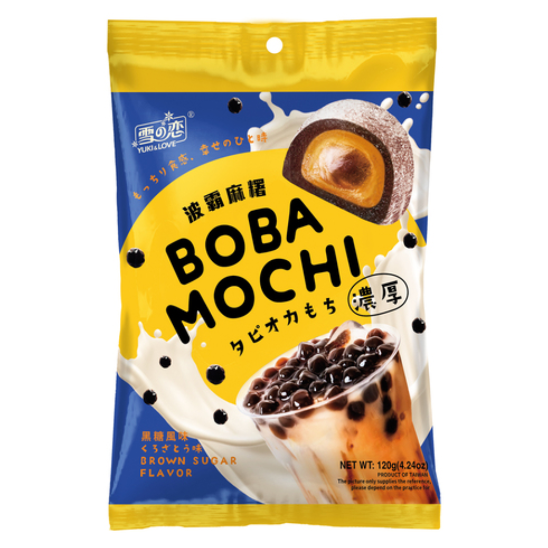 Brown Sugar Flavour Boba Mochi YUKI & LOVE, 120 g