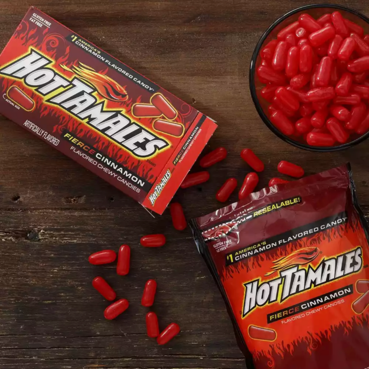 Saldainiai Hot Tamales, 120 g
