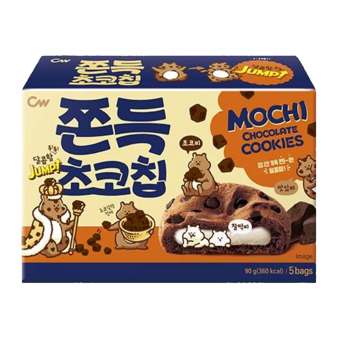 Sausainiai su šokolado gabalėliais ir mochi įdaru CW, 90 g