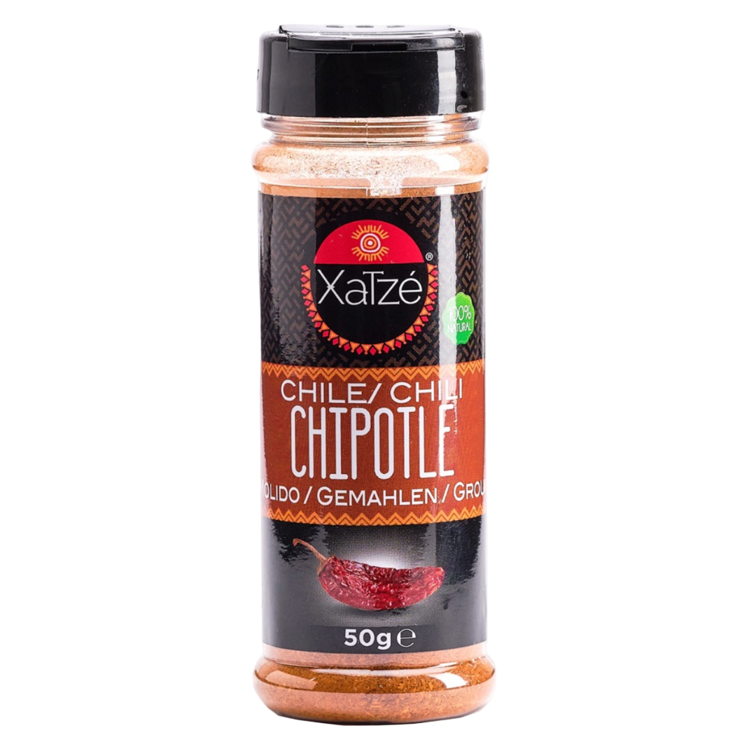 Chile Chipotle Molido (malti aitrieji Chipotle čili pipirai) XATZE, 50 g