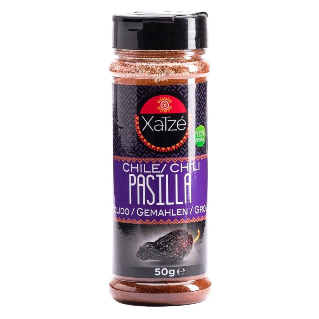 Chile Pasilla Molido (malti Pasilla čili pipirai) XATZE, 50 g