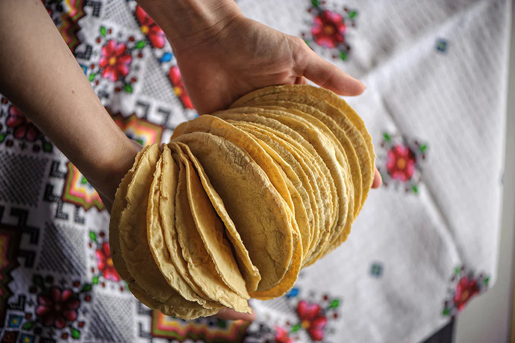 Corn Tortillas (Original) LA TORTILLERIA (19 pcs), 500 g 15 cm YOUMAME