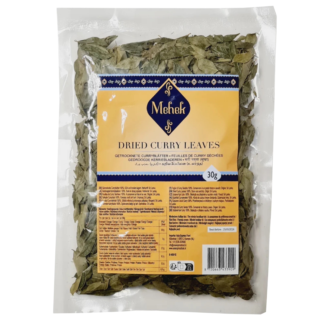 Džiovinti kario lapai MEHEK, 30 g