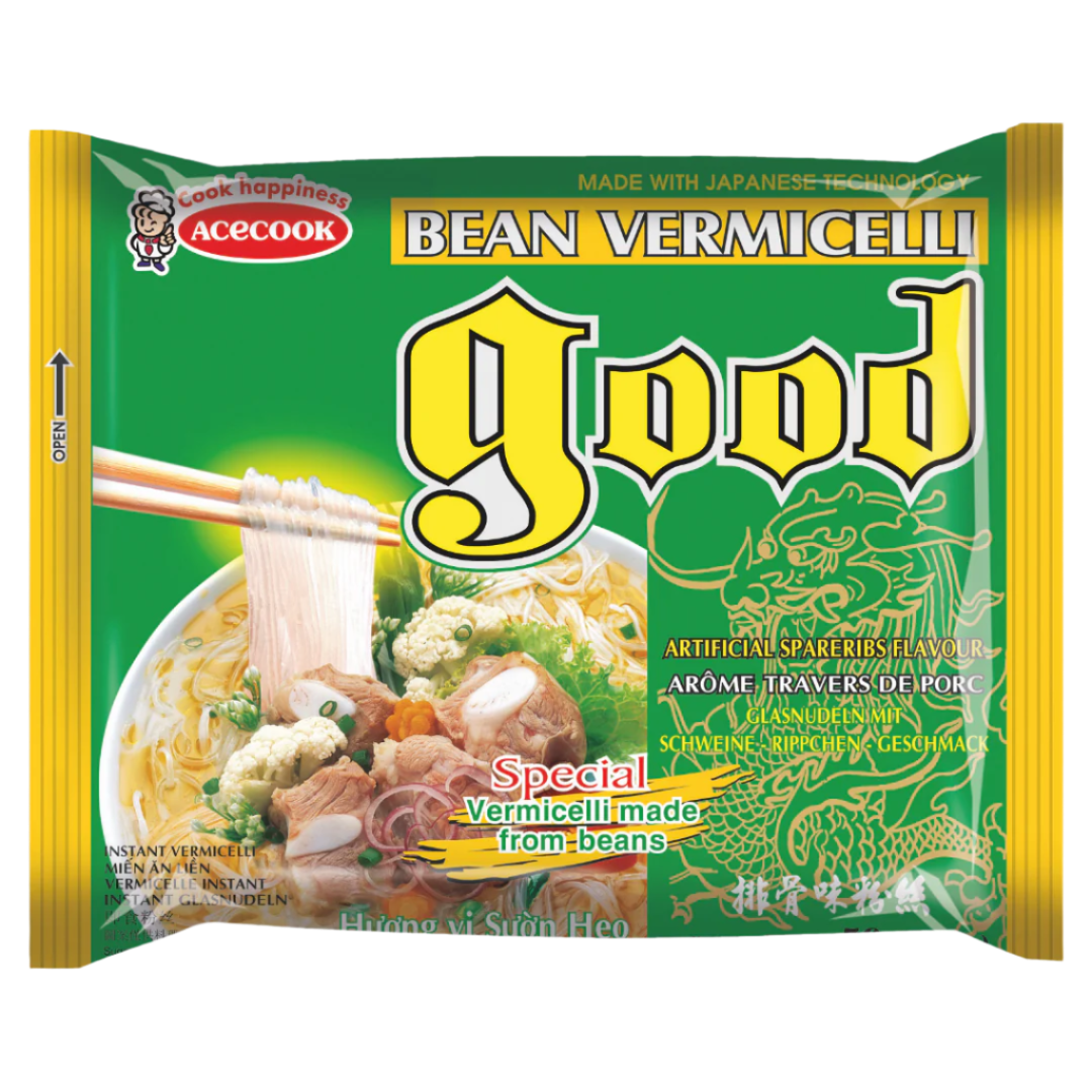 Greitai paruošiami šonkauliukų skonio makaronai ACECOOK, 56 g