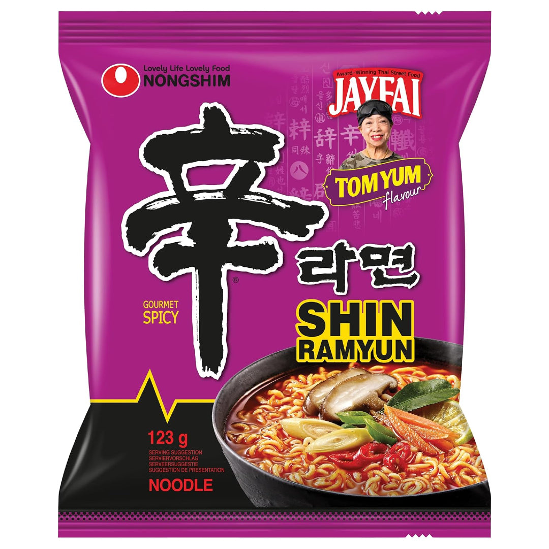 Greitai paruošiami makaronai Shin Ramyun Tomyum NONGSHIM, 123 g