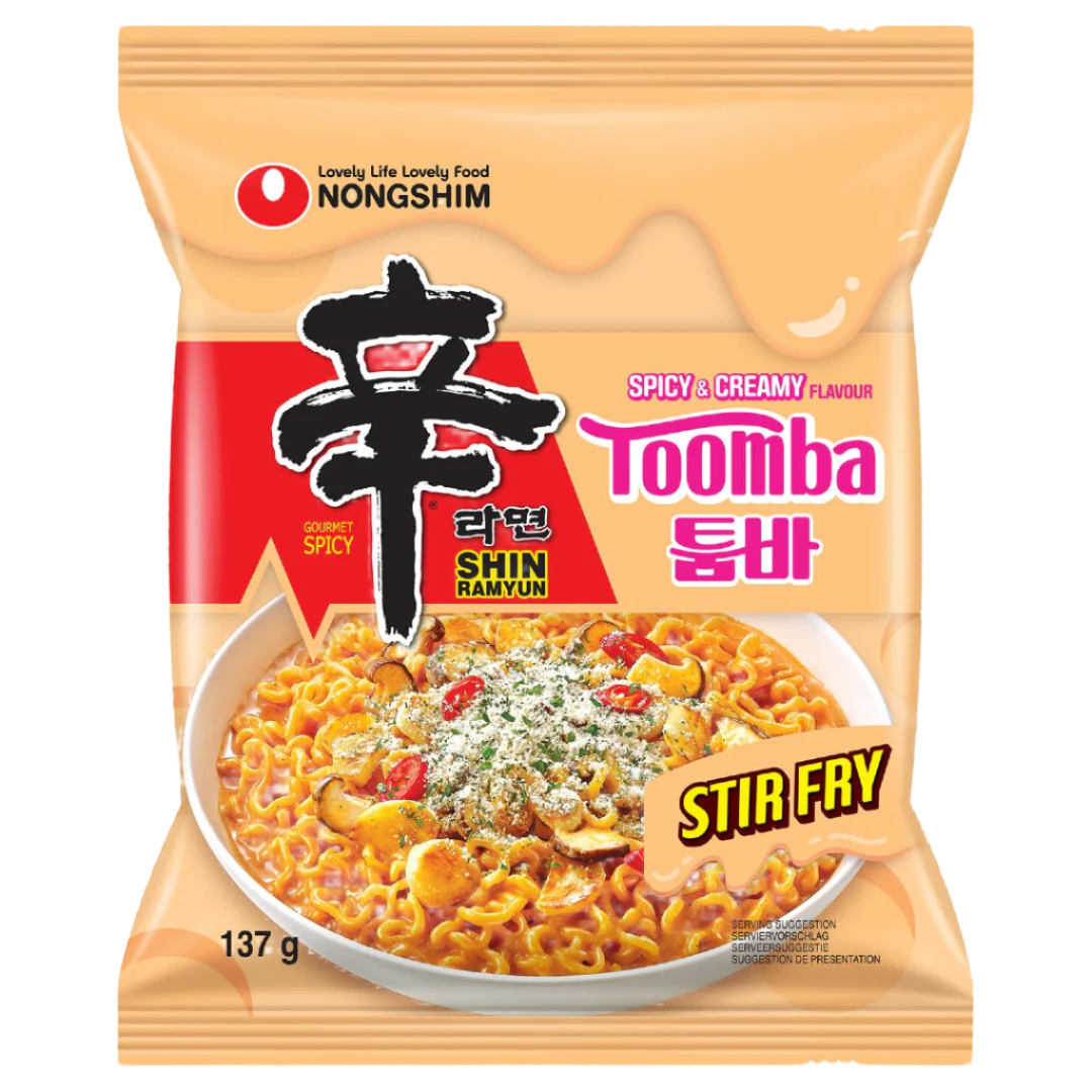 Greitai paruošiami makaronai Shin Ramyun Toomba NONGSHIM, 137 g