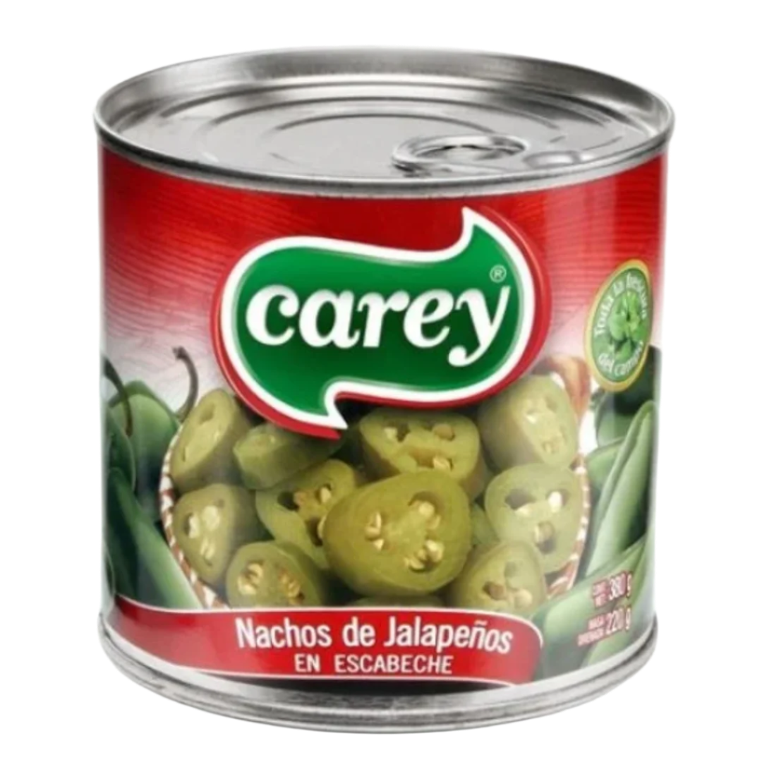 Aitrieji chalapos pipirai, pjaustyti ir marinuoti CAREY, 340 g