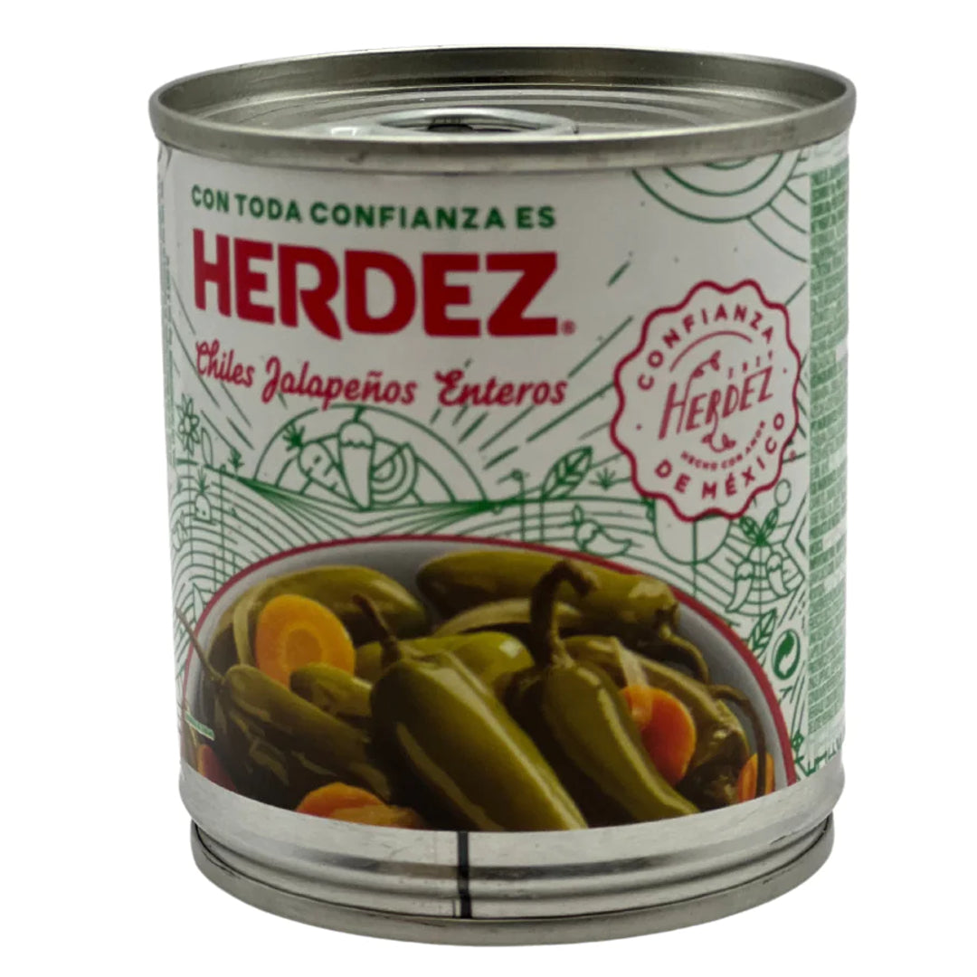 Marinuoti jalapeno pipirai (nesmulkinti) HERDEZ, 220 g