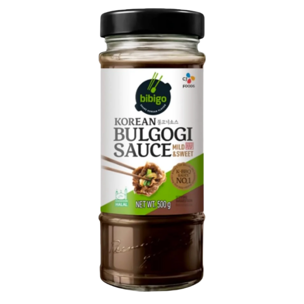 Korėjietiškas bulgogi padažas (saldžiai švelnus) BIBIGO, 500 g