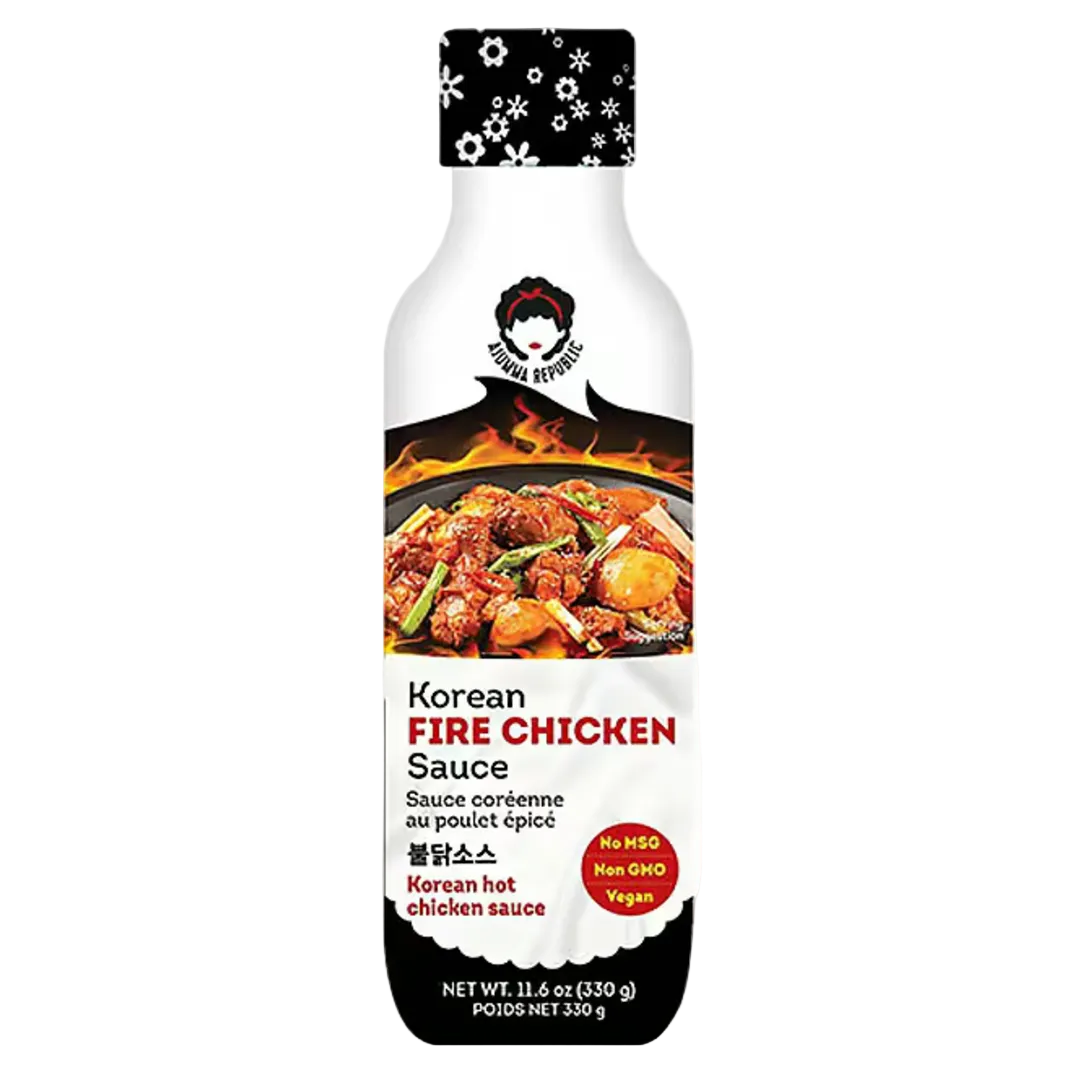 Korean Fire Chicken Sauce AJUMMA REPUBLIC, 300 g bottle
