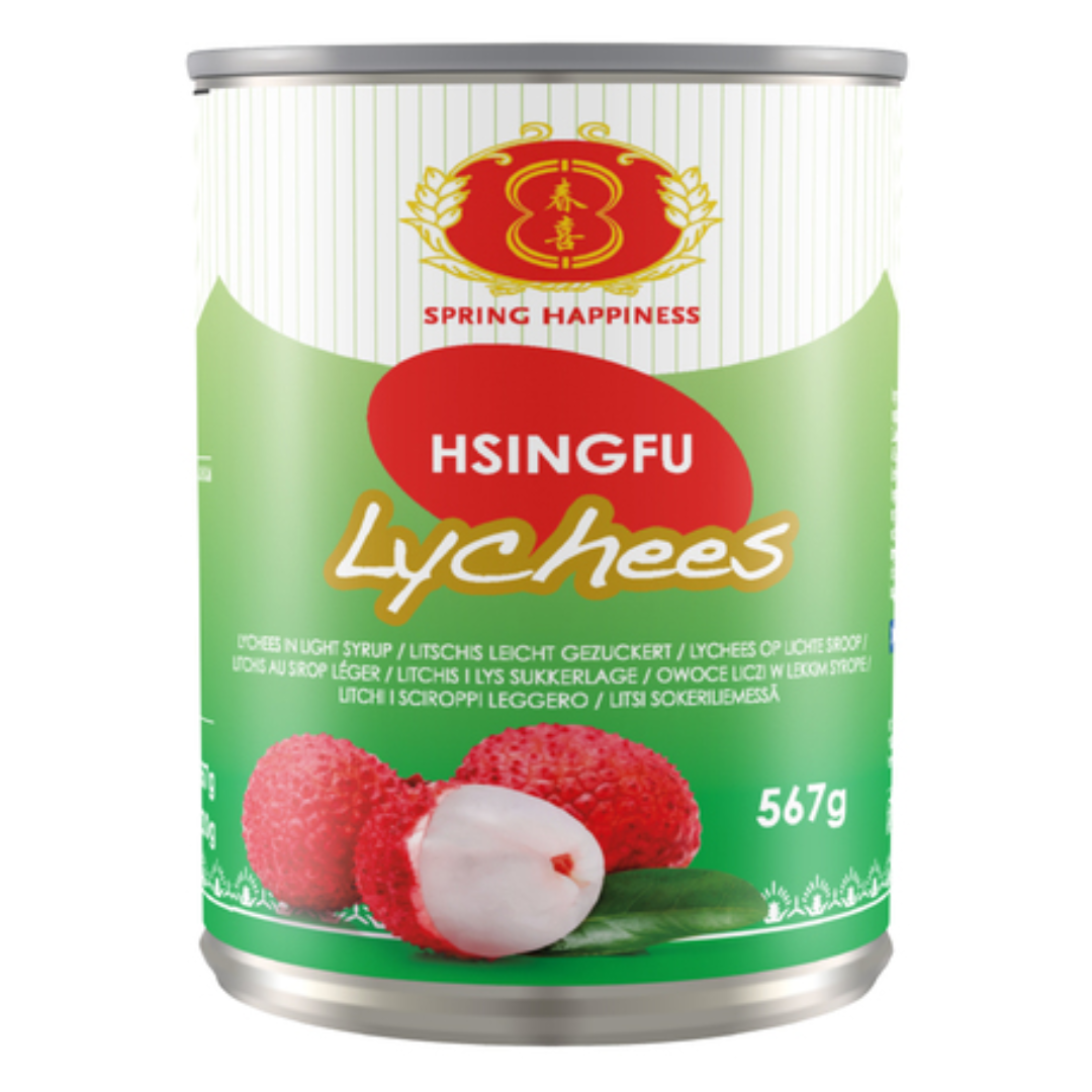 Ličiai lengvame sirupe SPRING HAPPINESS, 567 g