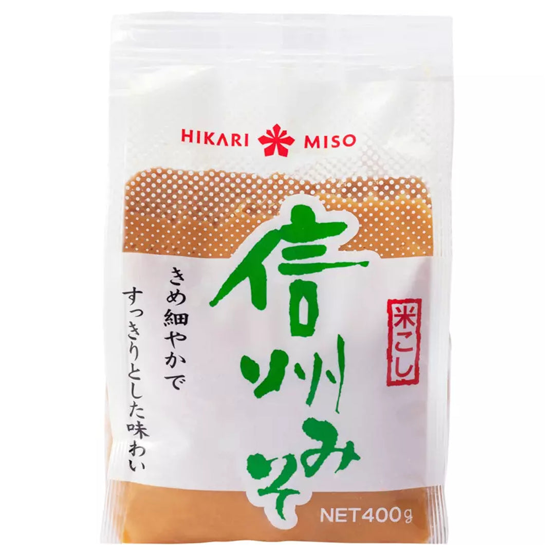 Šviesi miso pasta (Hikari Shinshu Light Miso Paste), 400 g