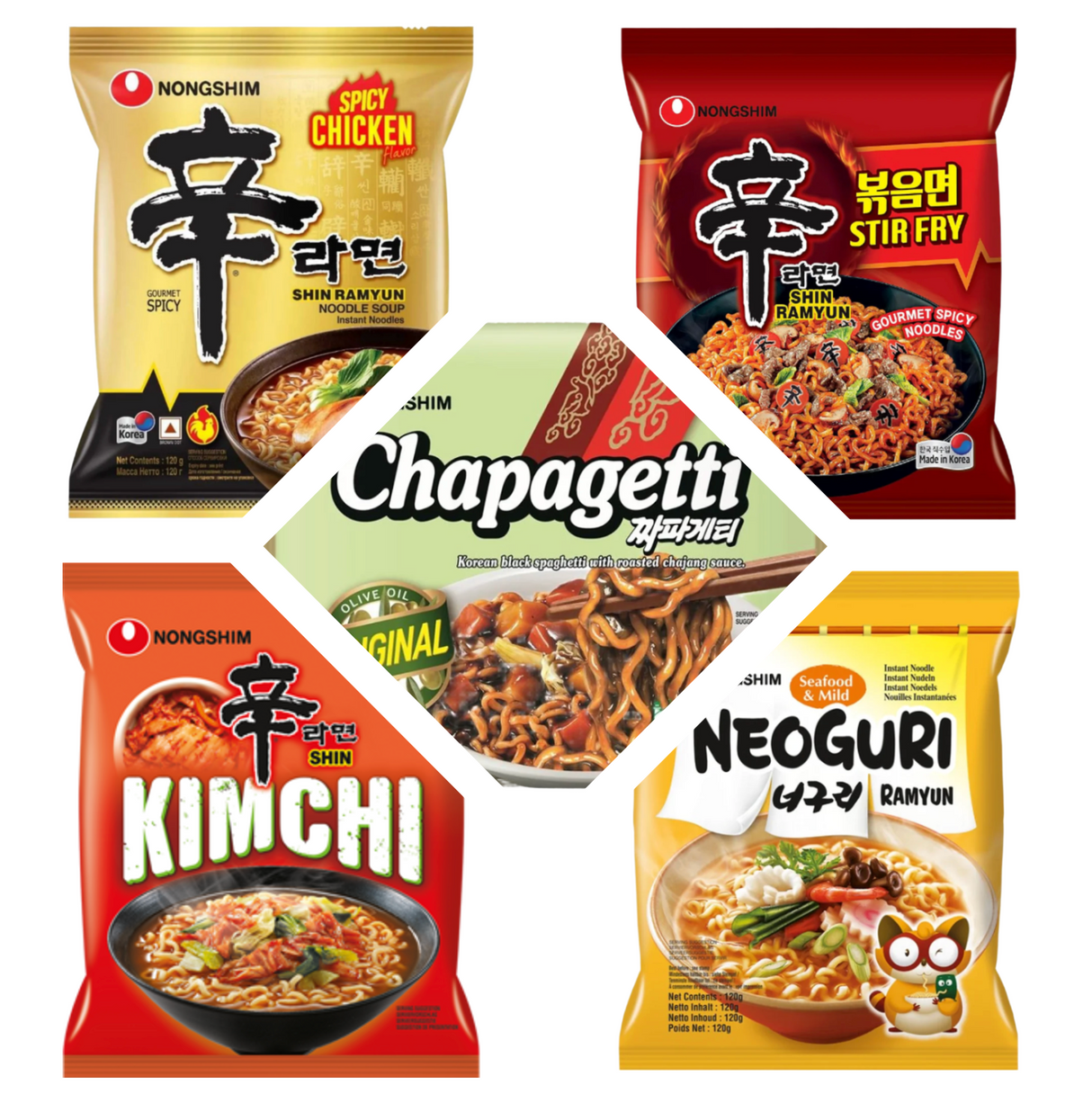 Nongshim super rinkinys, 5 vnt.