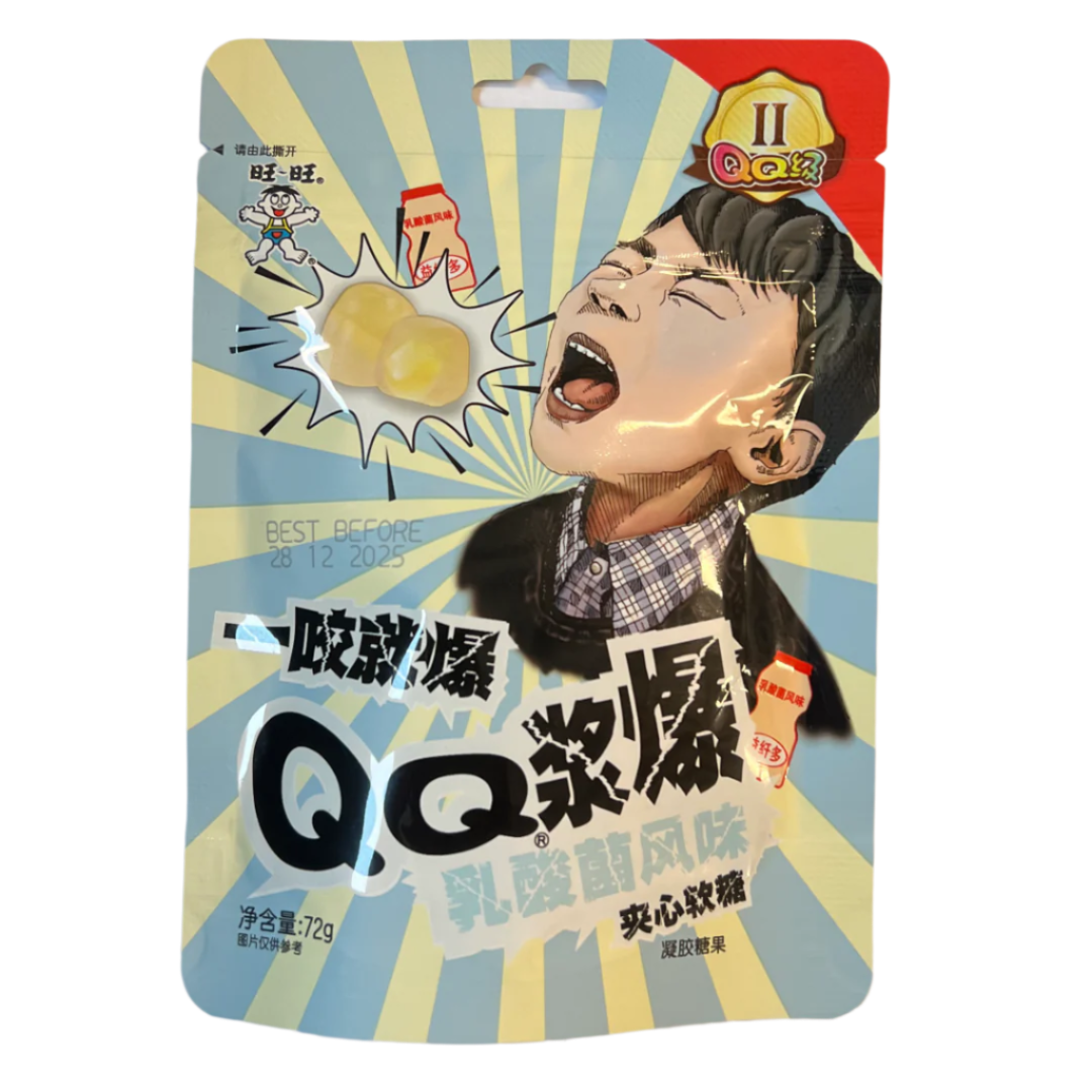 QQ guminukai su jogurto įdaru WANT WANT, 72 g