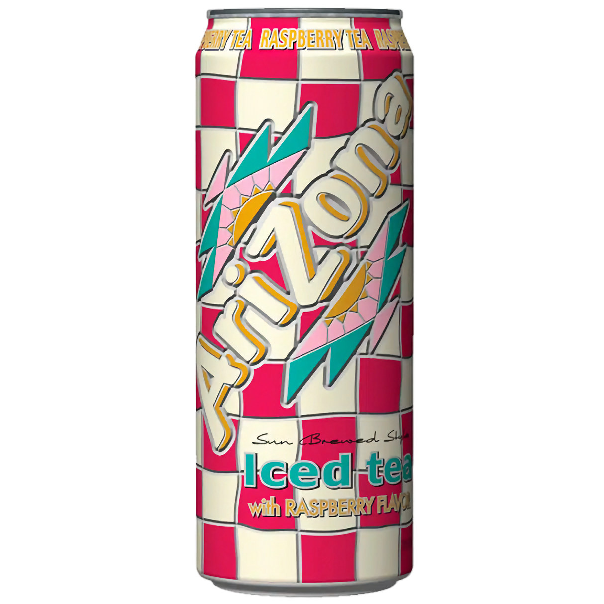 Raspberry Flavor Iced Tea ARIZONA, 650 ml can