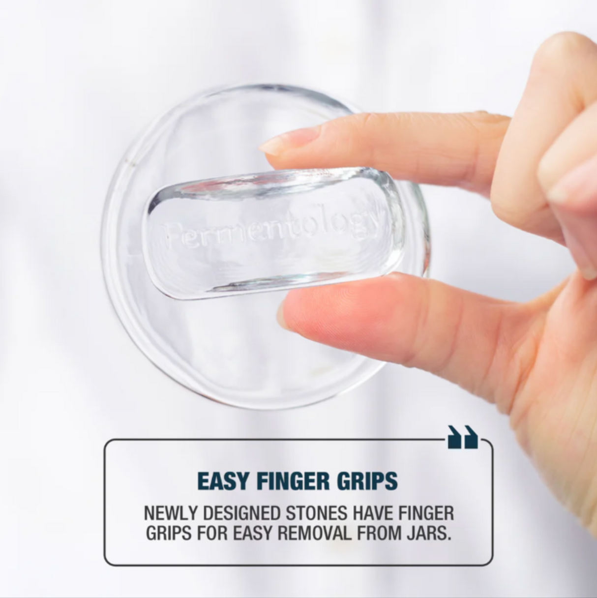 Stikliniai fermentavimo svoriai siauriems (70 mm) stiklainiams FERMENTOLOGY (4 vnt.)