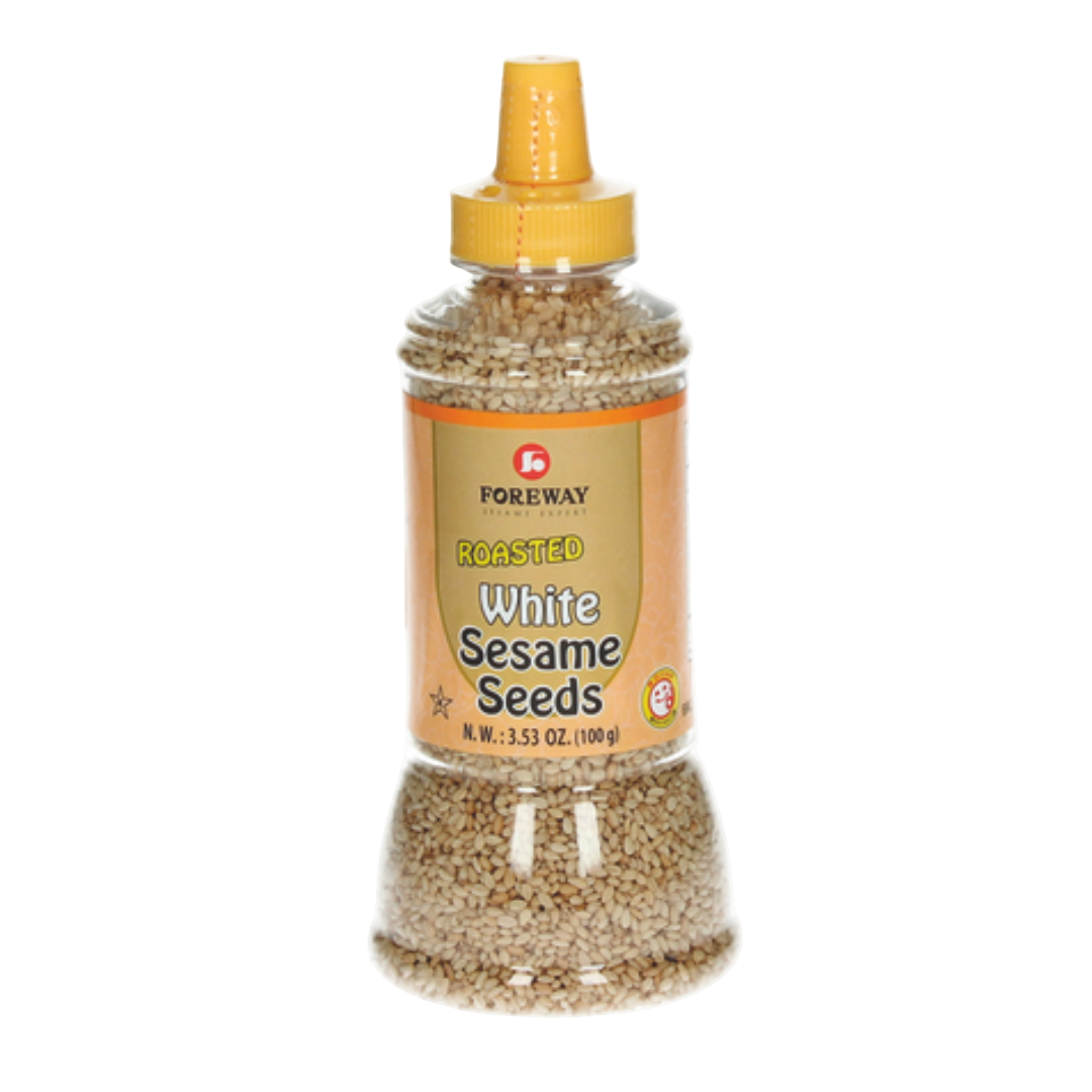 Baltos skrudintos sezamo sėklos FOREWAY, 100 g