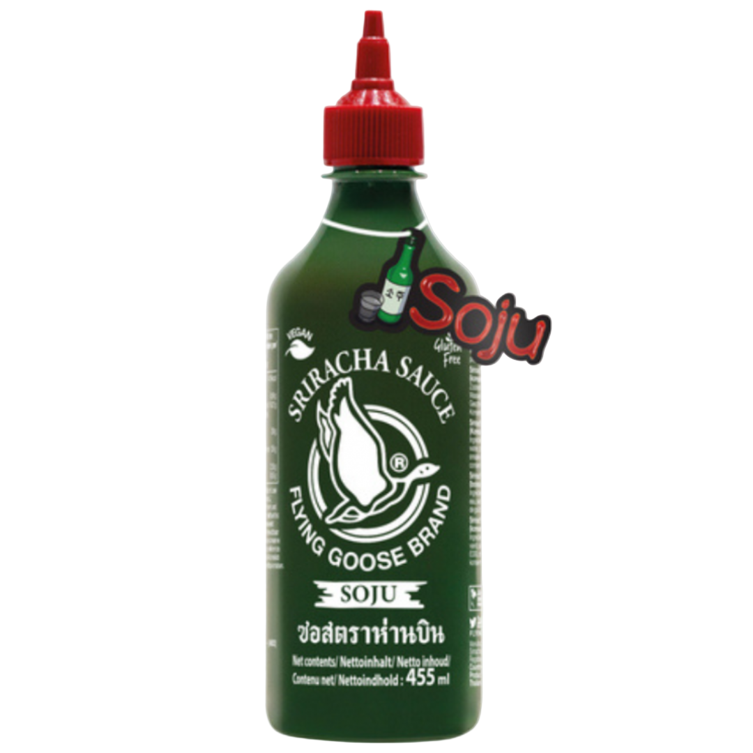 Sriracha Soju FLYING GOOSE, 455 ml