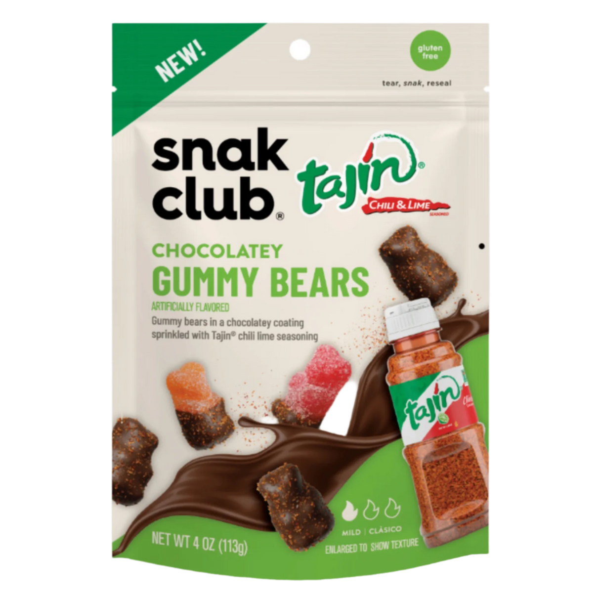 Tajin šokoladiniai guminukai SNAK CLUB, 57 g