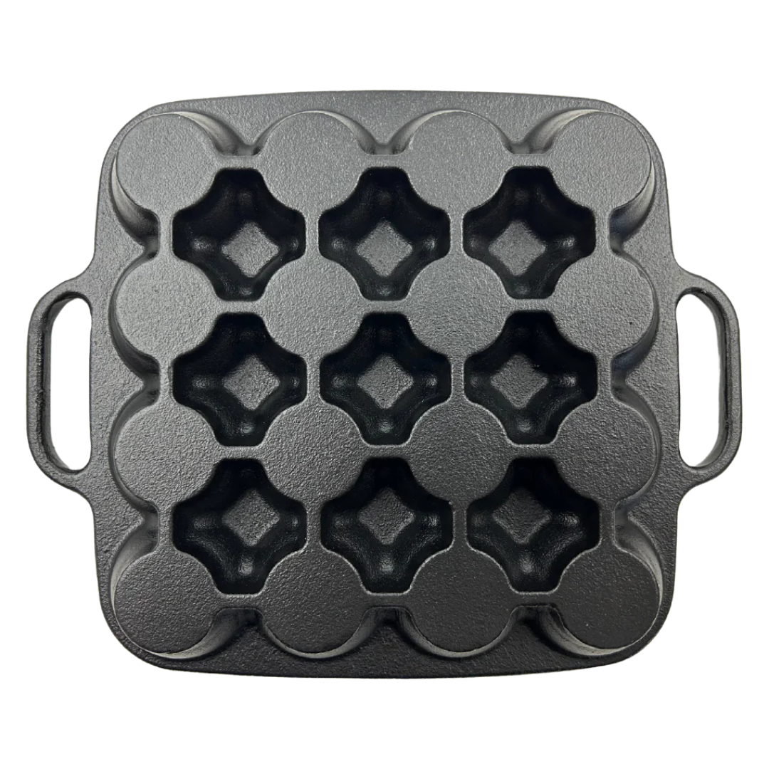 Cast Iron Takoyaki Plate (16 Holes) OTAFUKU