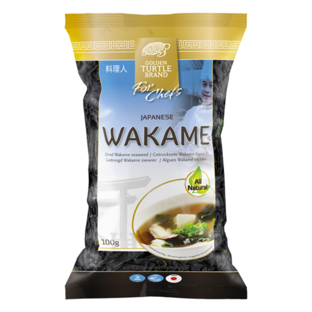 Wakame Dried Natural Seaweed GOLDEN TURTLE, 100 g