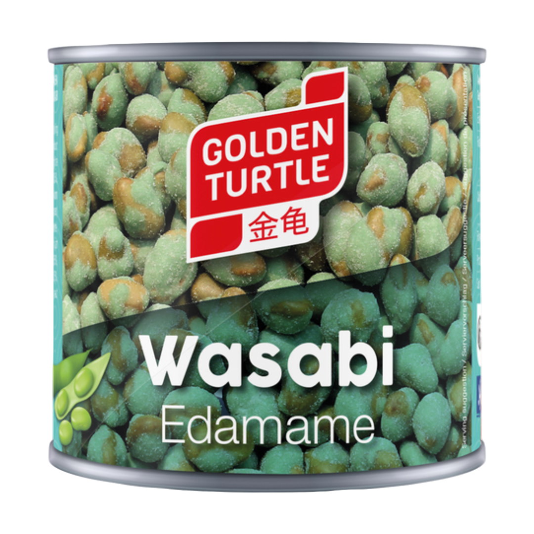 Wasabi dengtos edamame pupelės GOLDEN TURTLE, 140 g