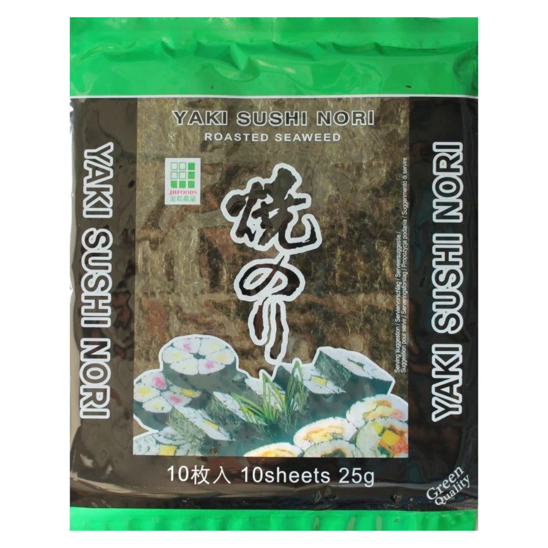 Yaki Nori skrudinti jūros dumbliai JHFOODS, 25 g