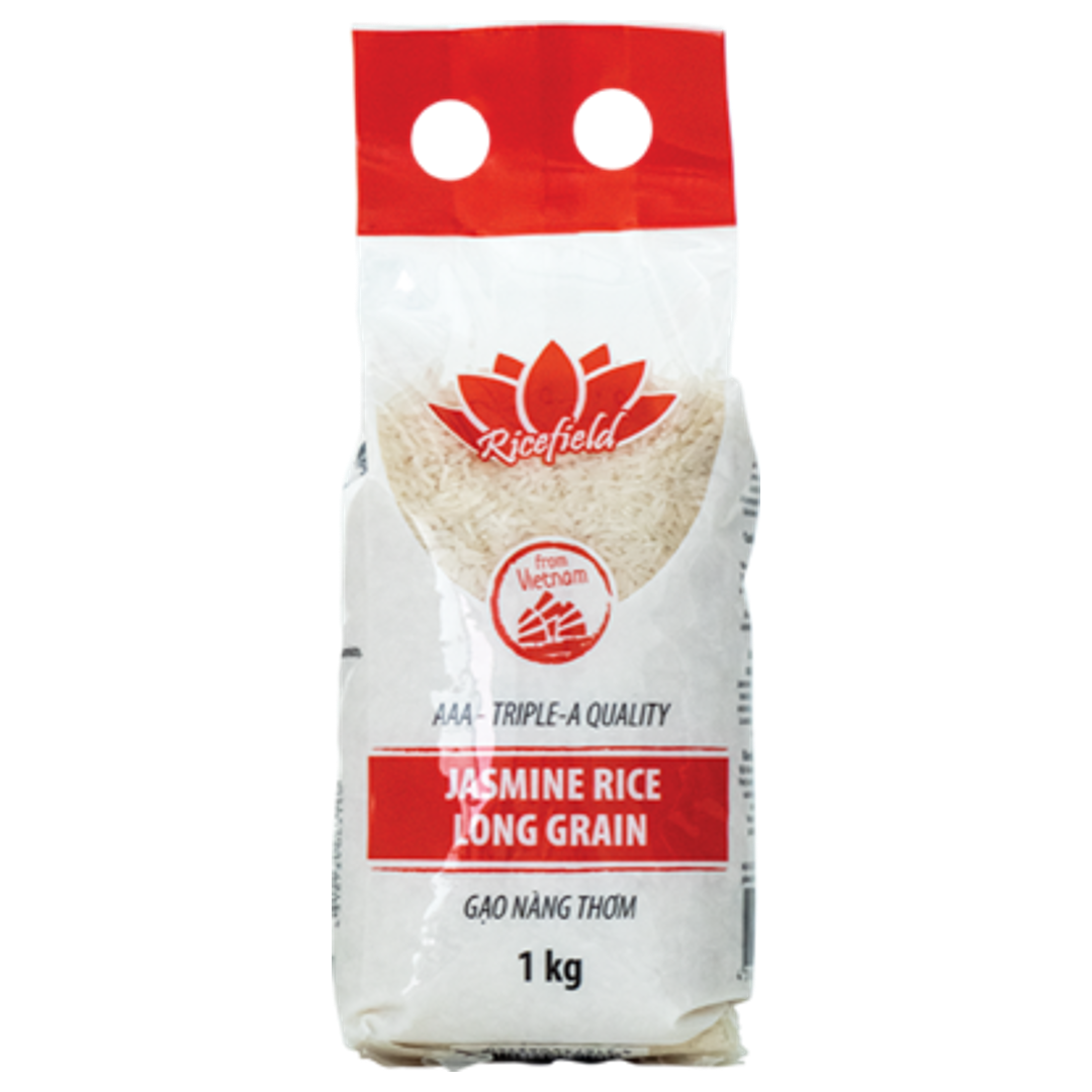 100% ilgagrūdžiai jazminų ryžiai RICEFIELD, 1 kg