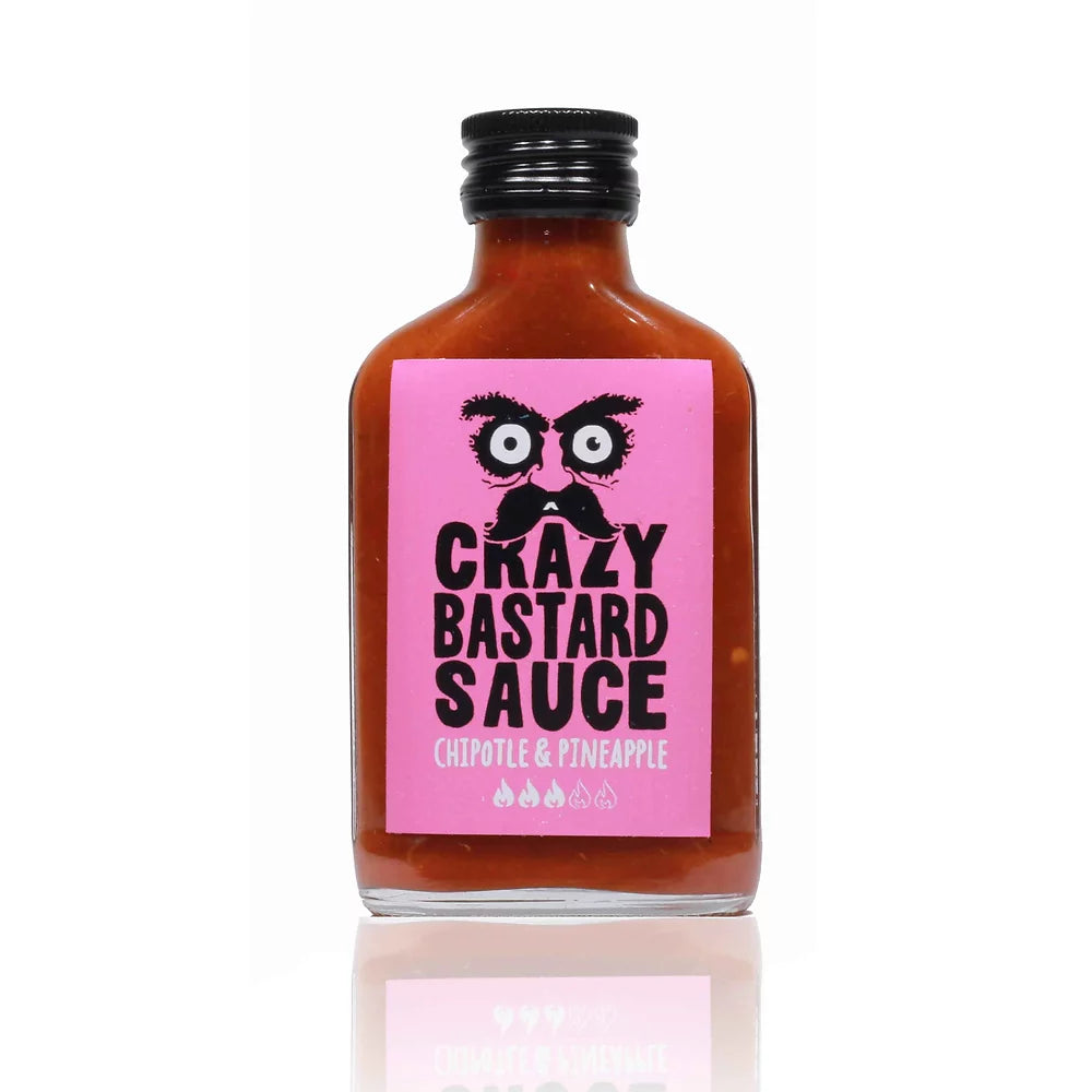 Aštrus padažas Chipotle & Pineapple CRAZY BASTARD, 100 ml