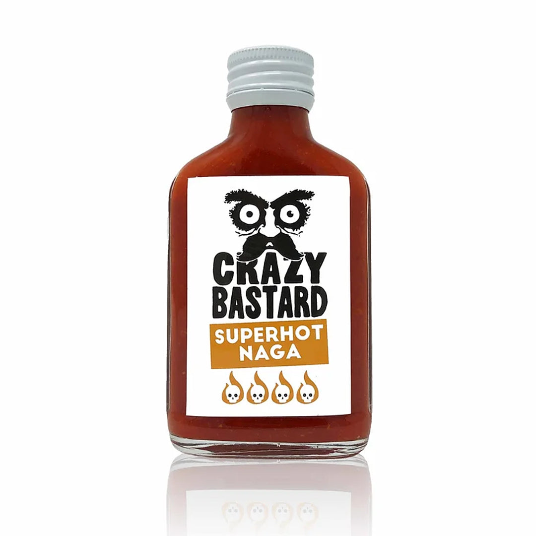 Aštrus padažas Superhot Naga CRAZY BASTARD, 100 ml