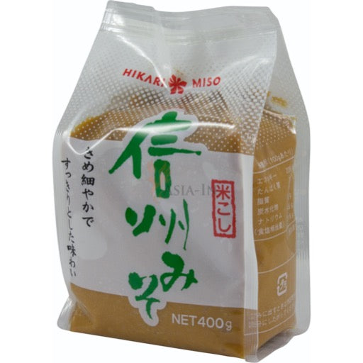 Šviesi miso pasta (Hikari Shinshu Light Miso Paste), 400 g