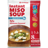 Instant Miso Soup Original Tofu & Wakame MARUKOME, 8 servings, 152 g