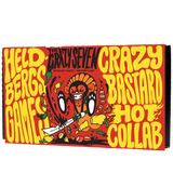 7 Sauce Set with BOARD GAME in Gift Box CRAZY BASTARD, 7 x 100 ml