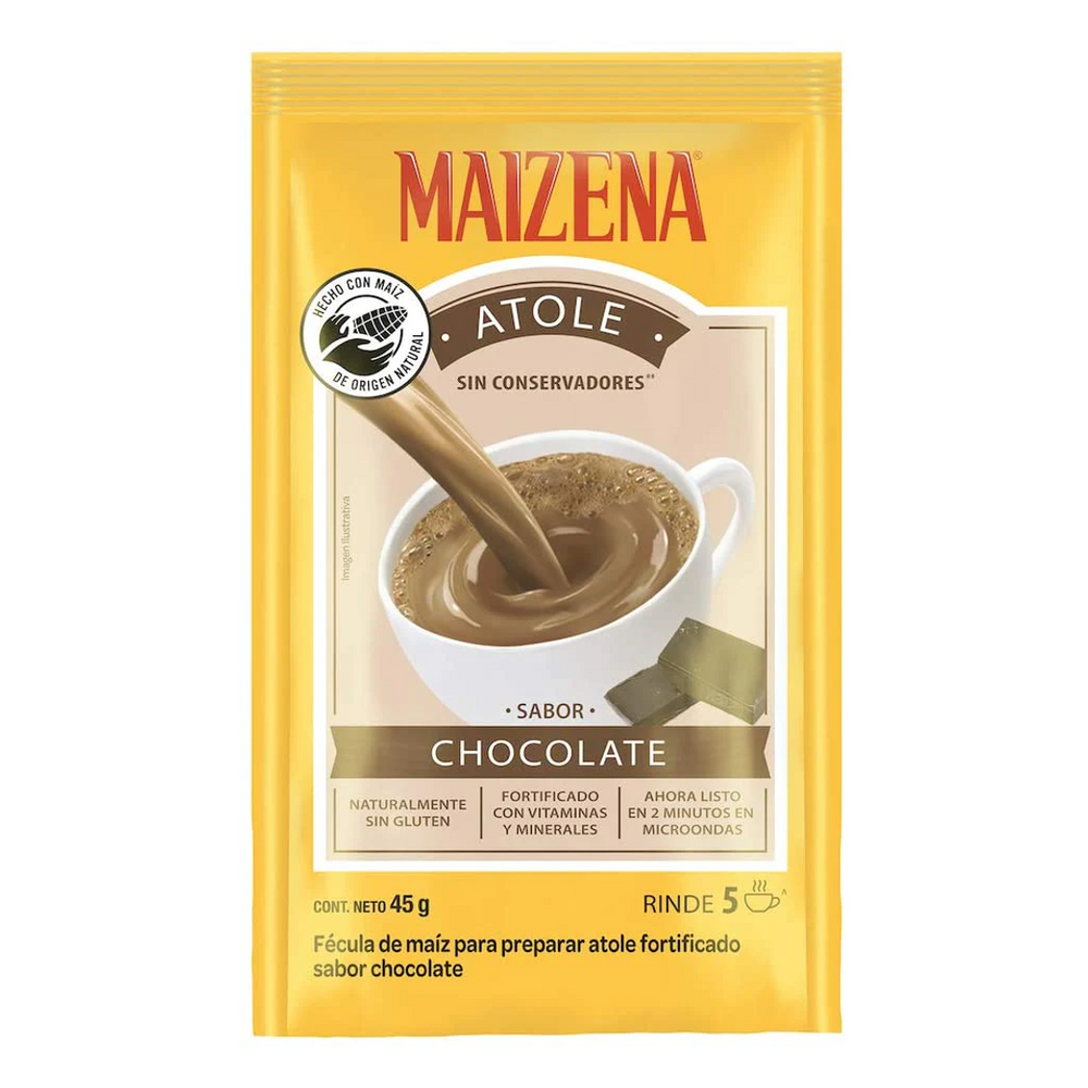 Atole Chocolate MAIZENA, 45 g (5 portions)