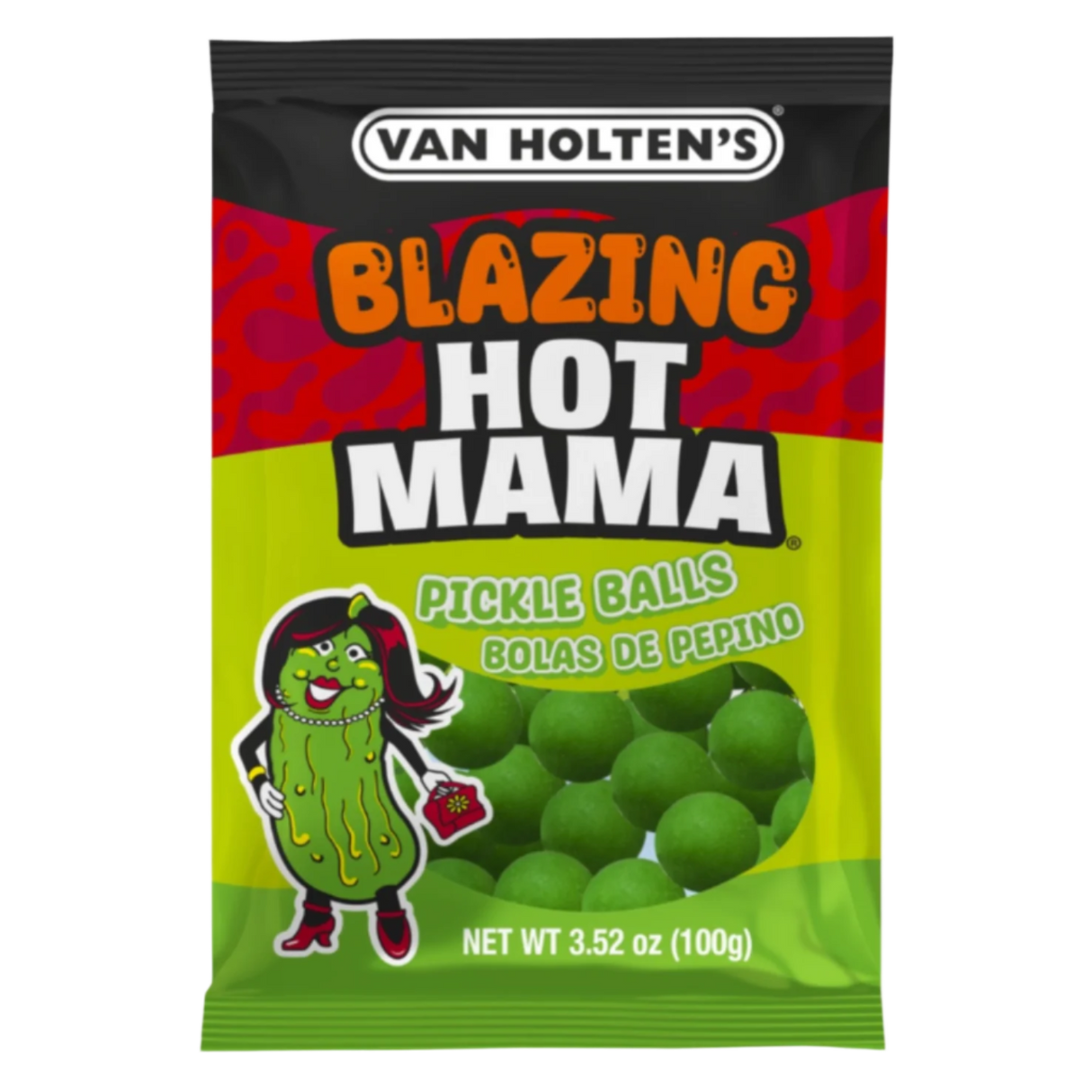 Blazing Hot Mama Pickle Balls VAN HOLTEN'S 100 g