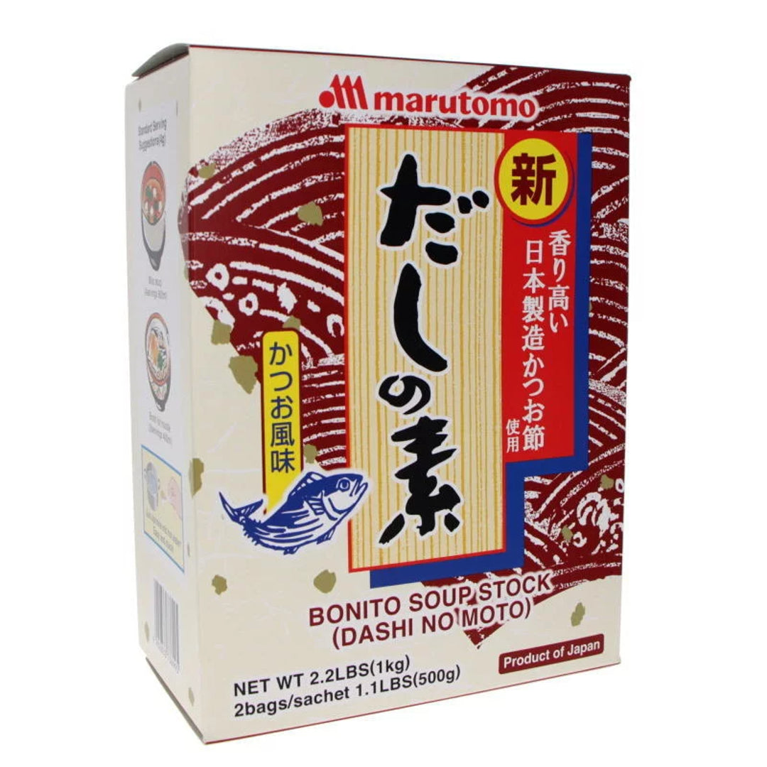 Bonito Soup Stock (Dashi powder / Dashi No Moto) MARUTOMO, 2 pcs x 500 g, 1 kg