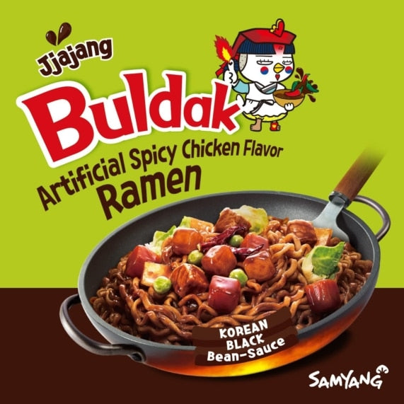 Buldak Hot Chicken Ramen Jjajang SAMYANG, 140 g