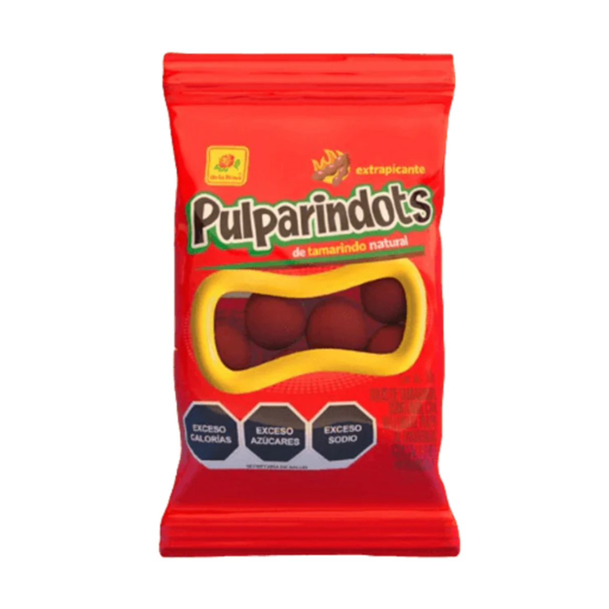 Candy Pulparindots Extra Spicy DE LA ROSA, 20 bags