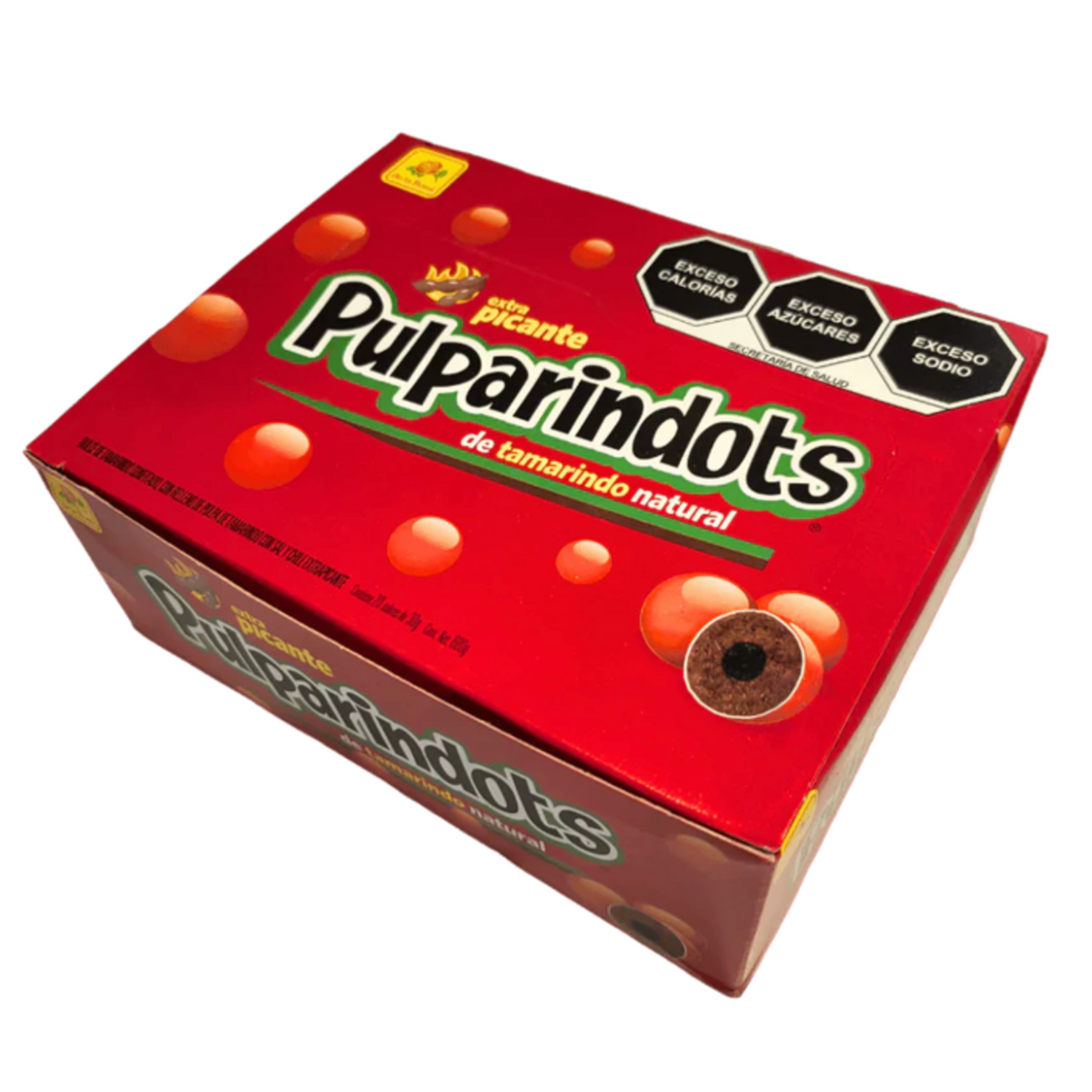 Candy Pulparindots Extra Spicy DE LA ROSA, 20 bags