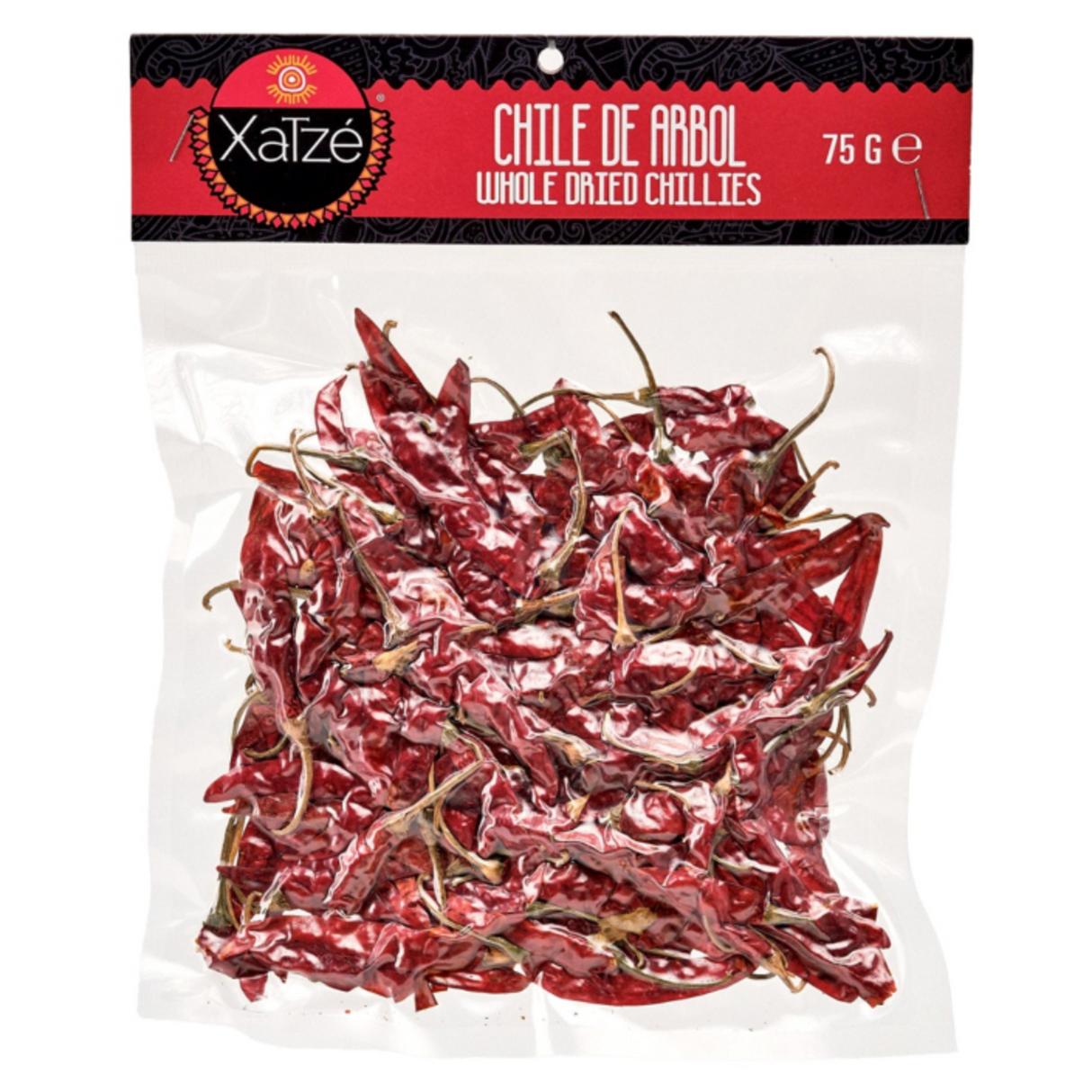 Chile Arbol (Whole Dried Chillies) XATZE, 75 g