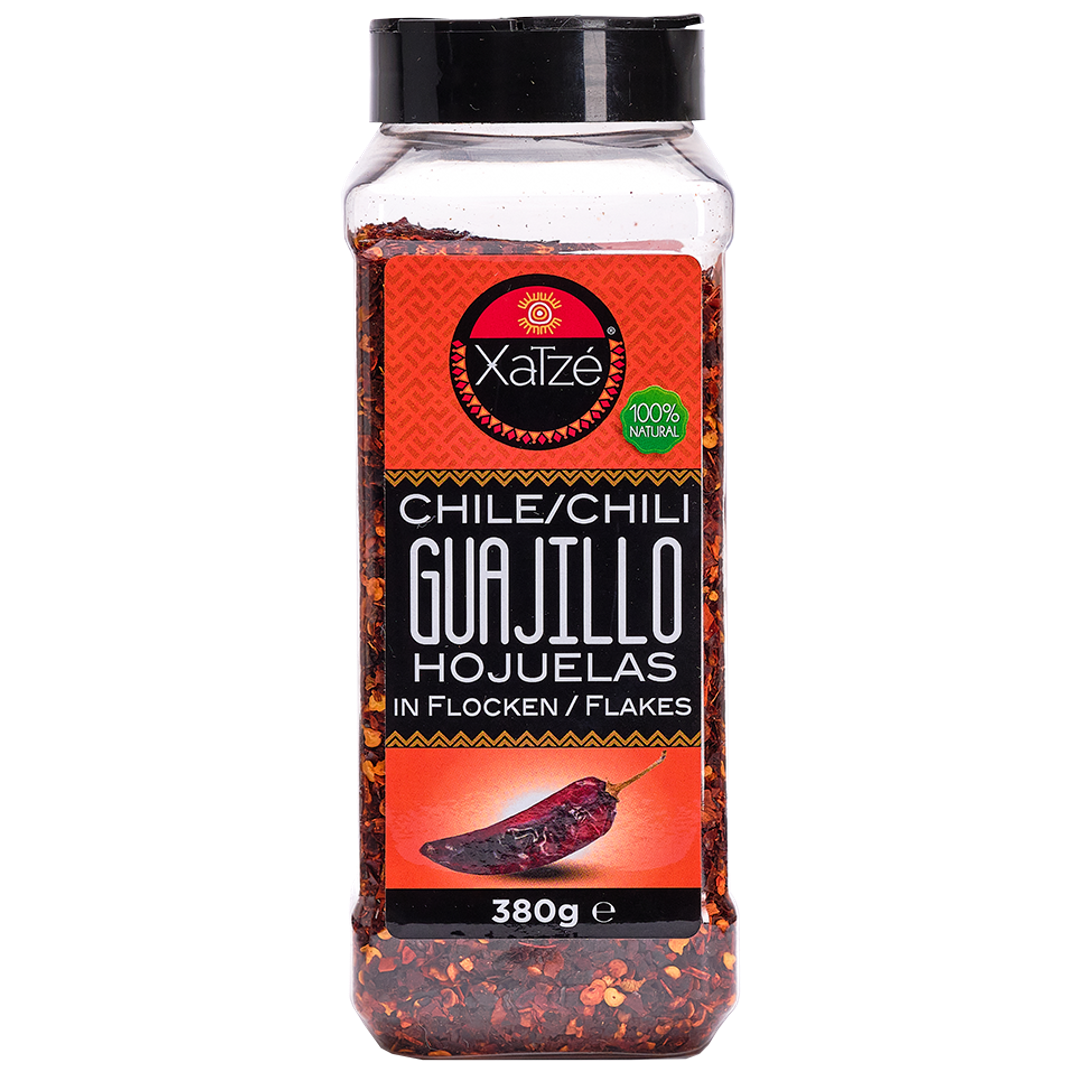 Chile Guajillo Hojuelas (Dried Guajillo Chilli Flakes) XATZE, 380 g