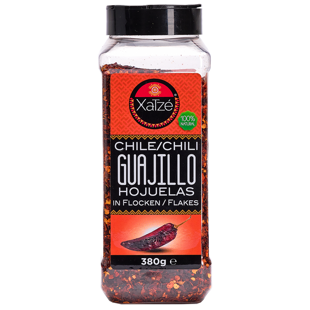 Chile Guajillo Hojuelas (Dried Guajillo Chilli Flakes) XATZE, 380 g