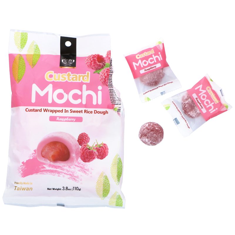 Custard Mochi Raspberry ROYAL FAMILY, 110 g