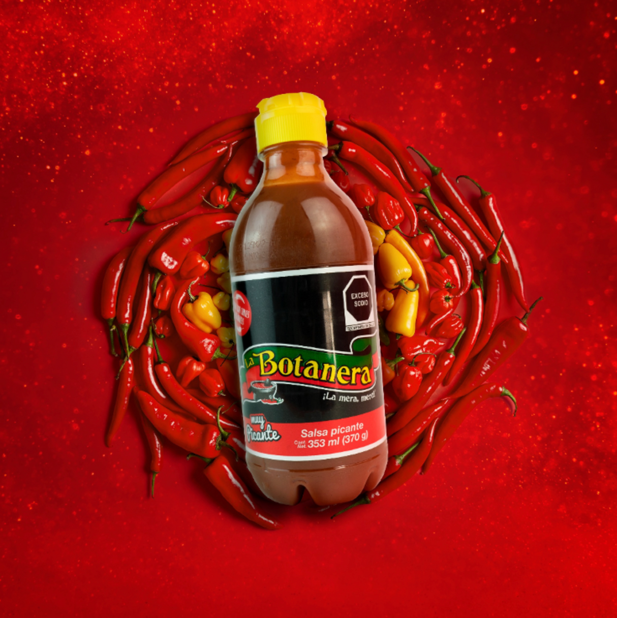 Extra Hot Sauce LA BOTANERA, 370 g