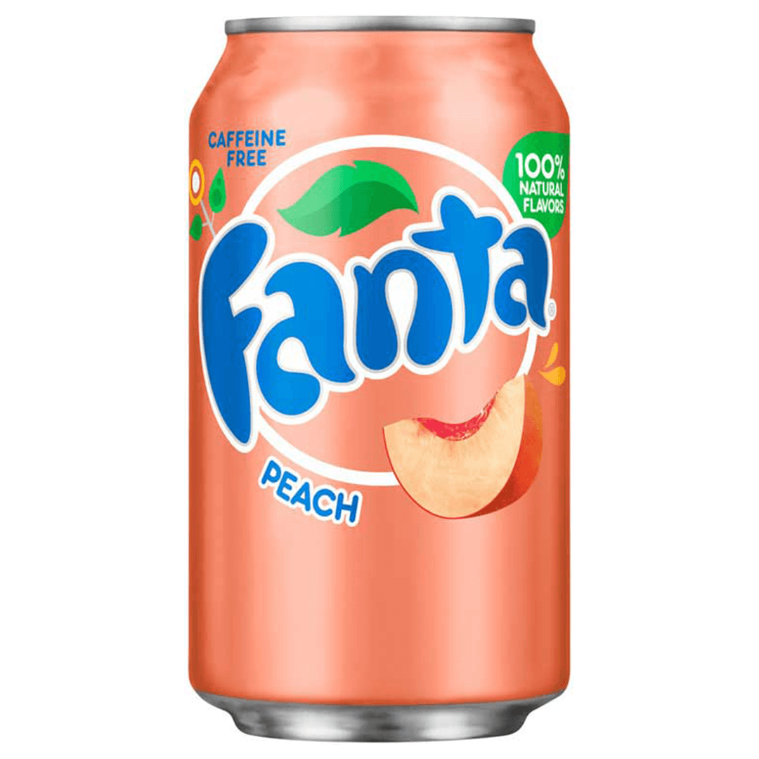 Fanta persikų skonio, 355 ml