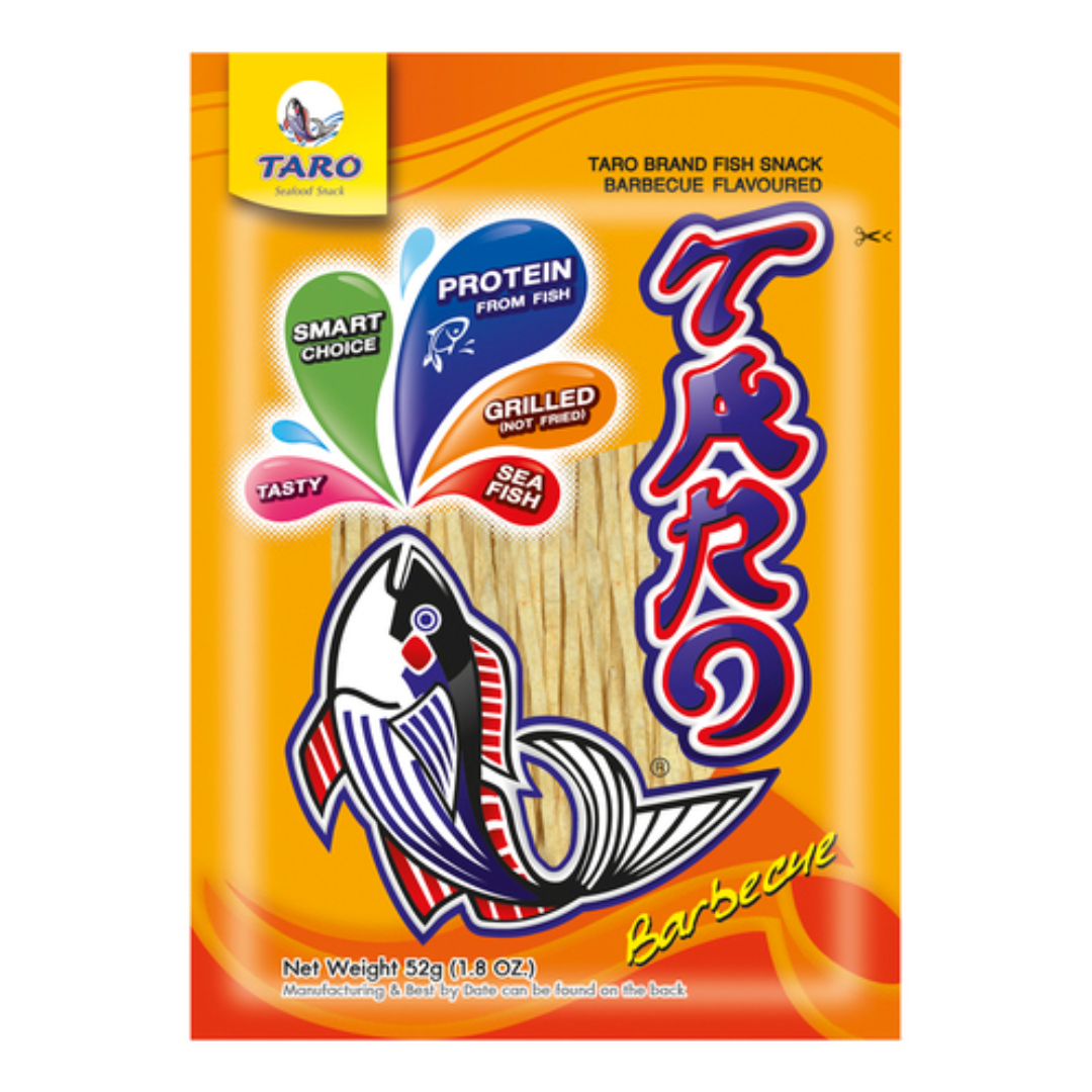 Žuvies užkandis BBQ TARO, 52 g