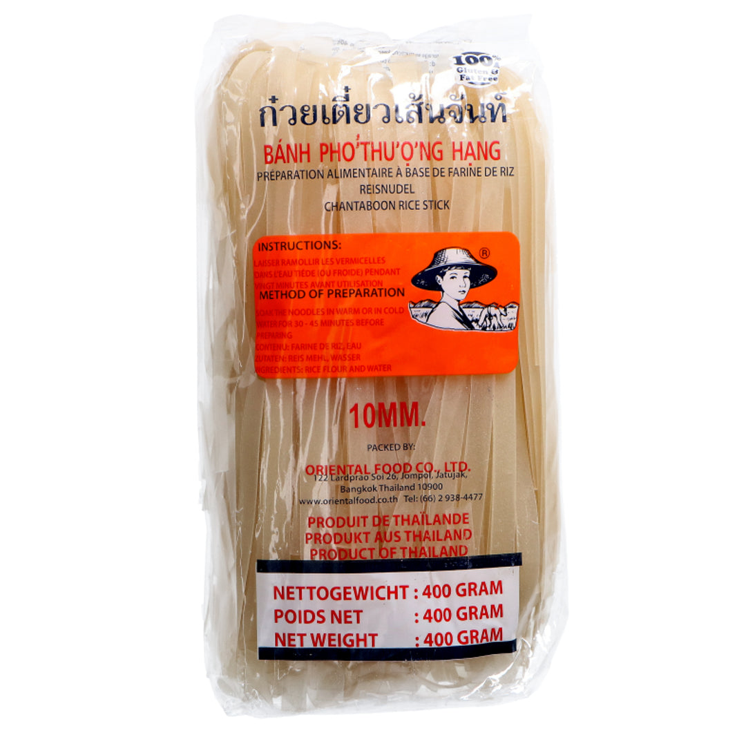 Flat Rice Noodles 10 mm (folded) FARMER, 400 g