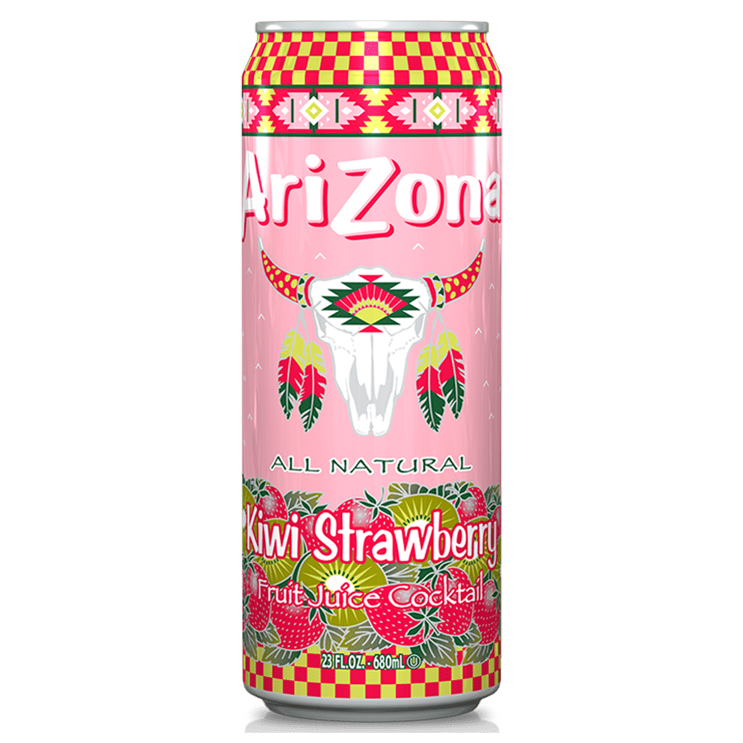 Kivių ir braškių skonio gaivusis gėrimas ARIZONA, 650 ML