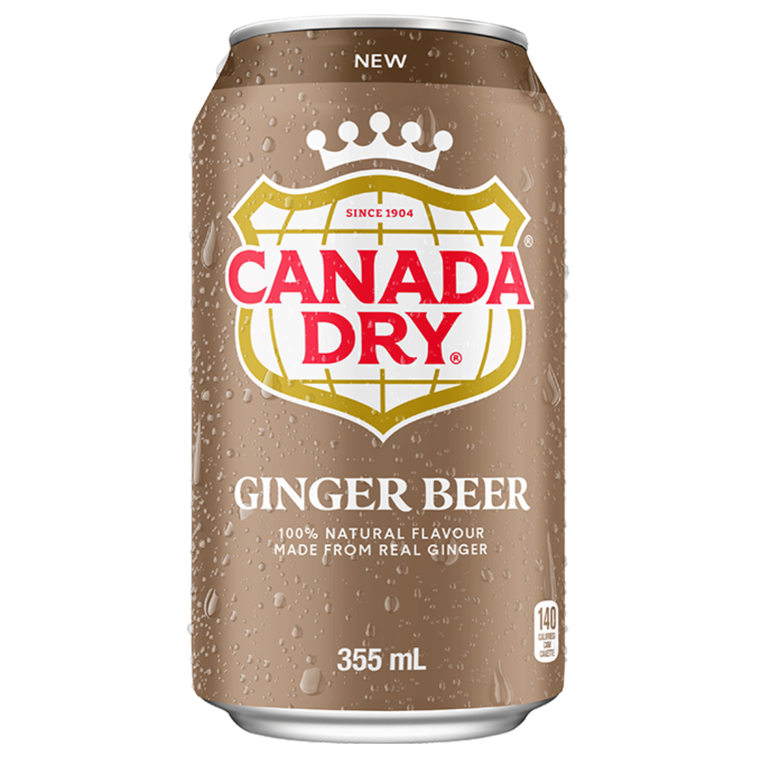 Nealkoholinis imbierinis alus CANADA DRY, 355 ml
